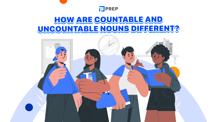 How do countable nouns and uncountable nouns differ?