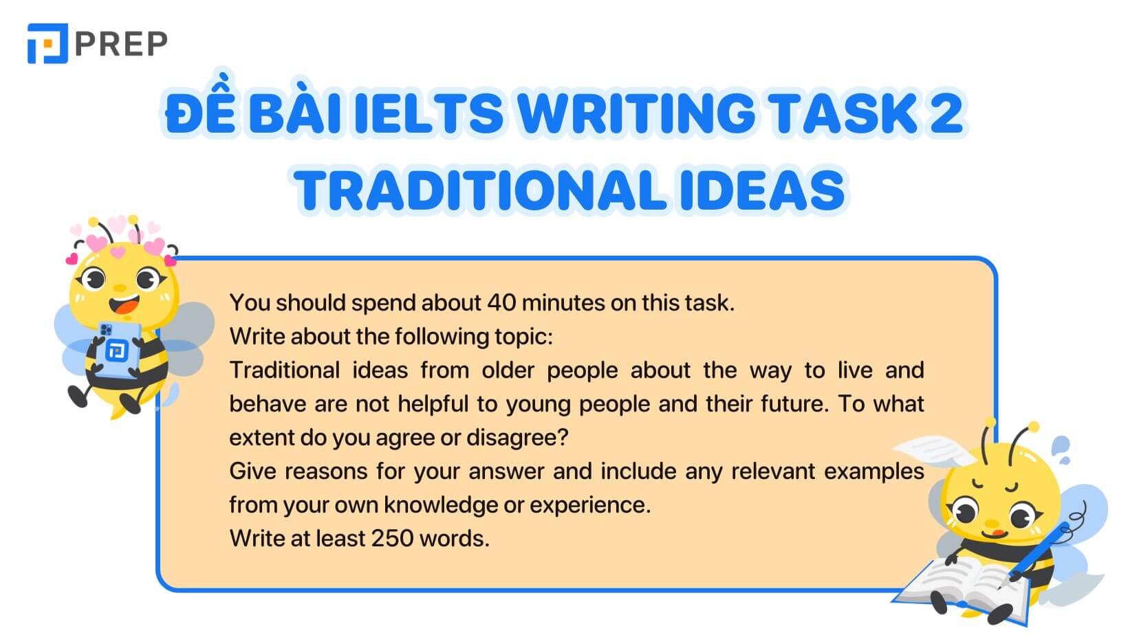 IELTS Writing Task 2 Traditional ideas