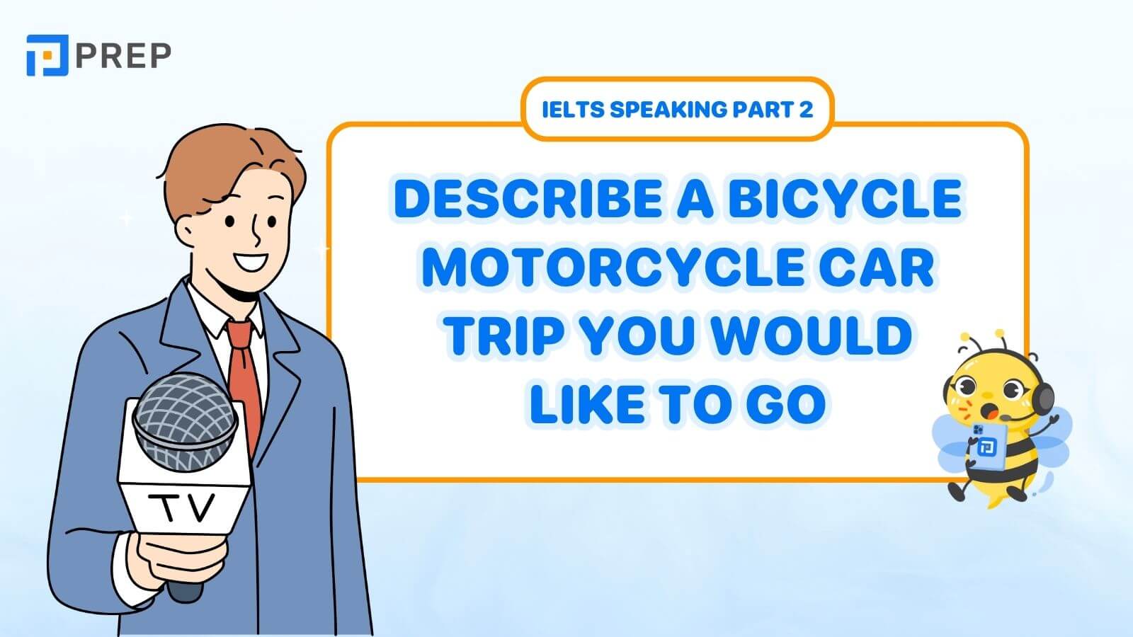 Describe a bicycle, motorcycle car trip you would like to go