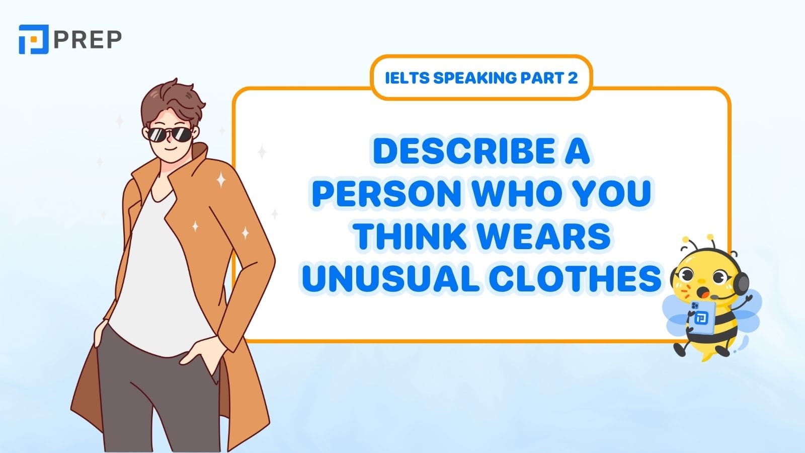 Describe a person who you think wears unusual clothes