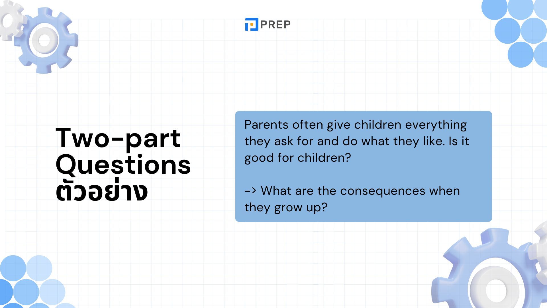 การเขียน Two-part Questions ใน IELTS Writing Task 2 - เทคนิคและตัวอย่าง