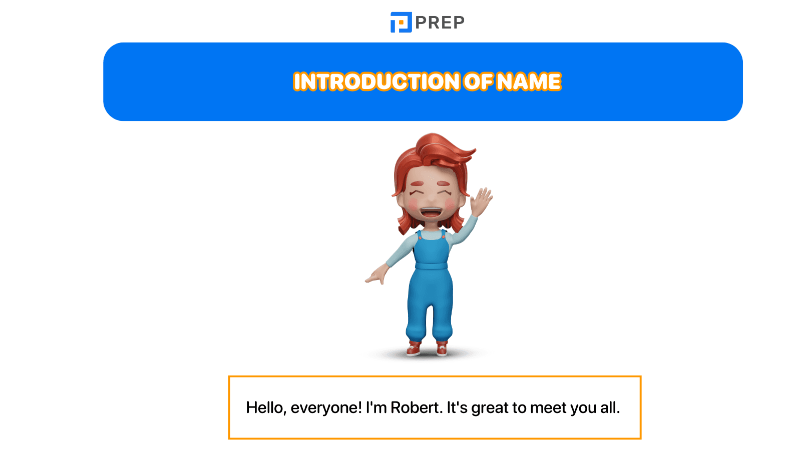 Introduction of name