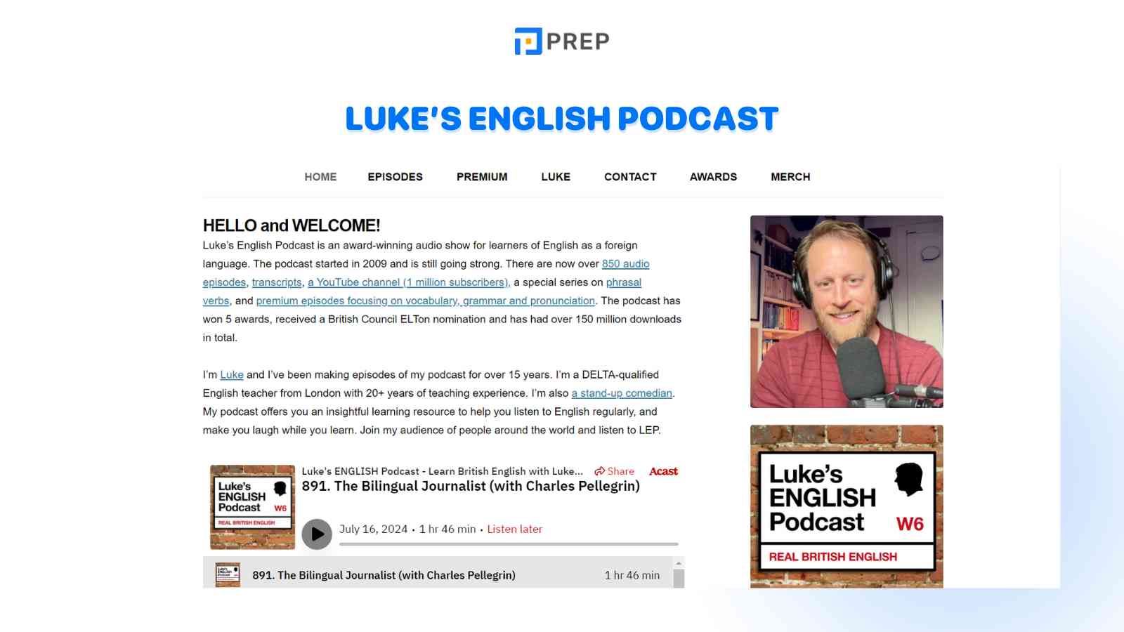 Luke’s English Podcast