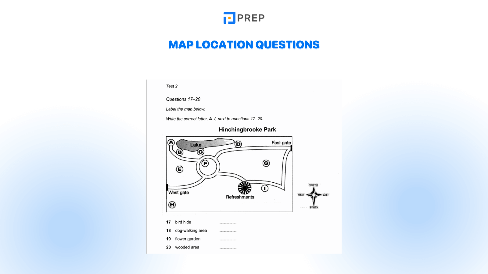 Map Location Questions in the IELTS Listening Tests