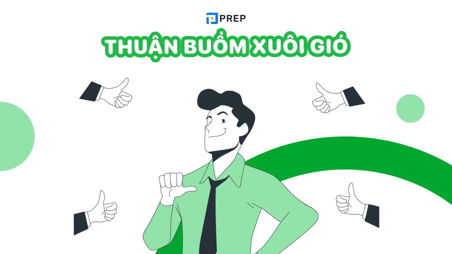 Thuận buồn xuôi gió tiếng Trung