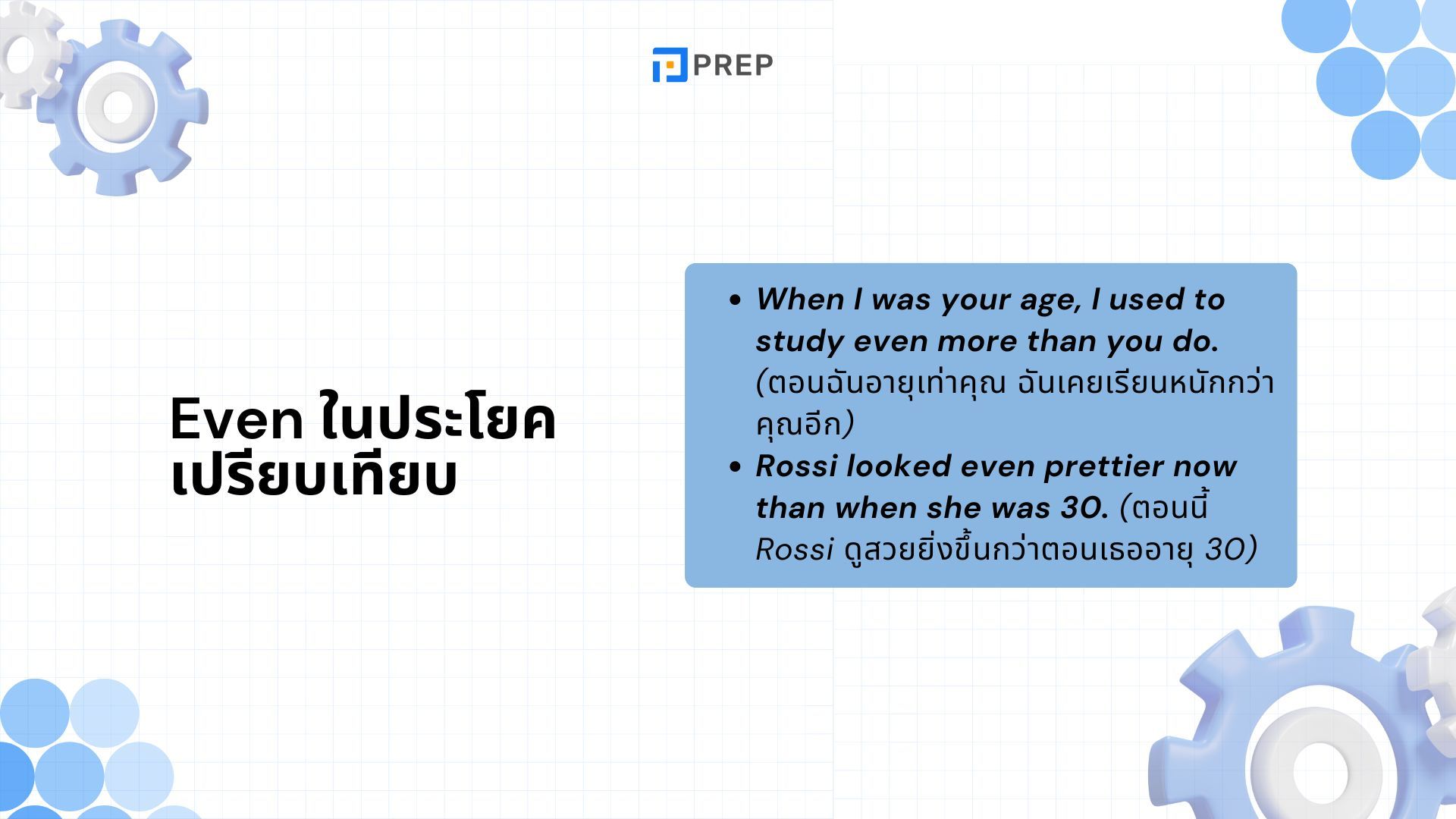 การใช้ Even ภาษาอังกฤษ - ความหมายและตัวอย่าง