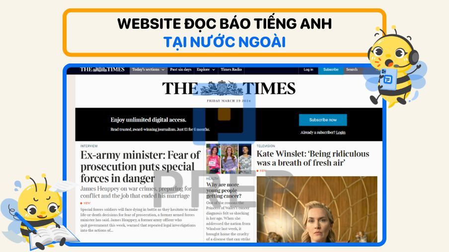 15+ Website & App đọc báo tiếng Anh nâng cao trình độ!